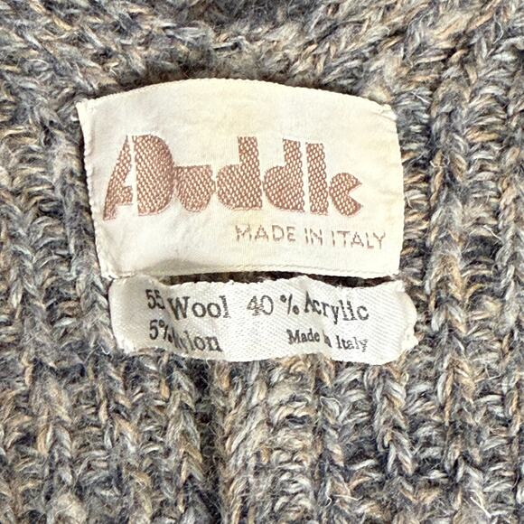 Vintage 70's ADuddle Women's Cardigan Italy Wool Blend Size Small - Picture 8 of 11